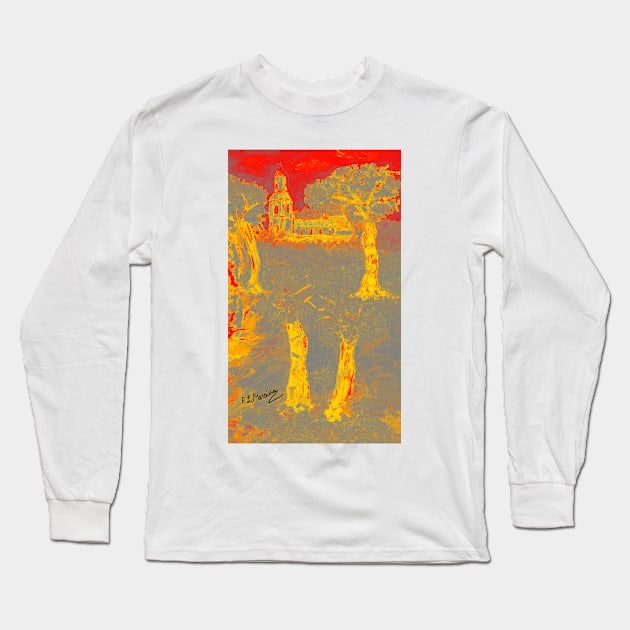 Yellow shadows Long Sleeve T-Shirt by nicastro